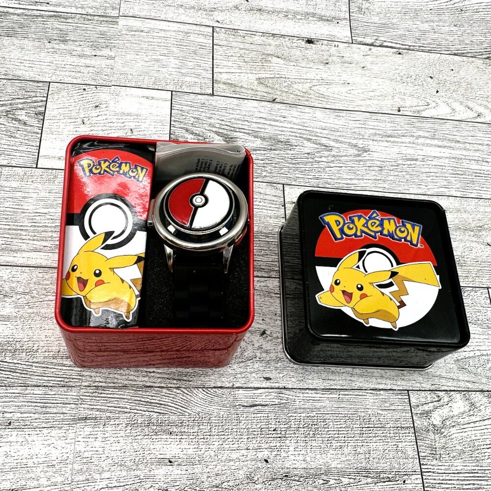2020 Pokemon Pikachu Spinner Watch w/ Flip Top POK9025AZ